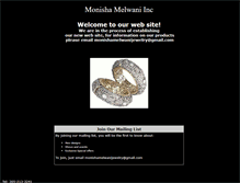 Tablet Screenshot of monishamelwani.com